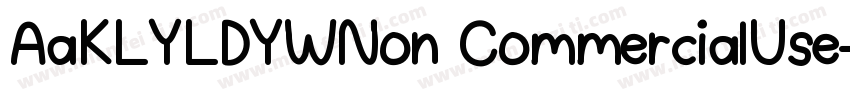 AaKLYLDYWNon CommercialUse字体转换